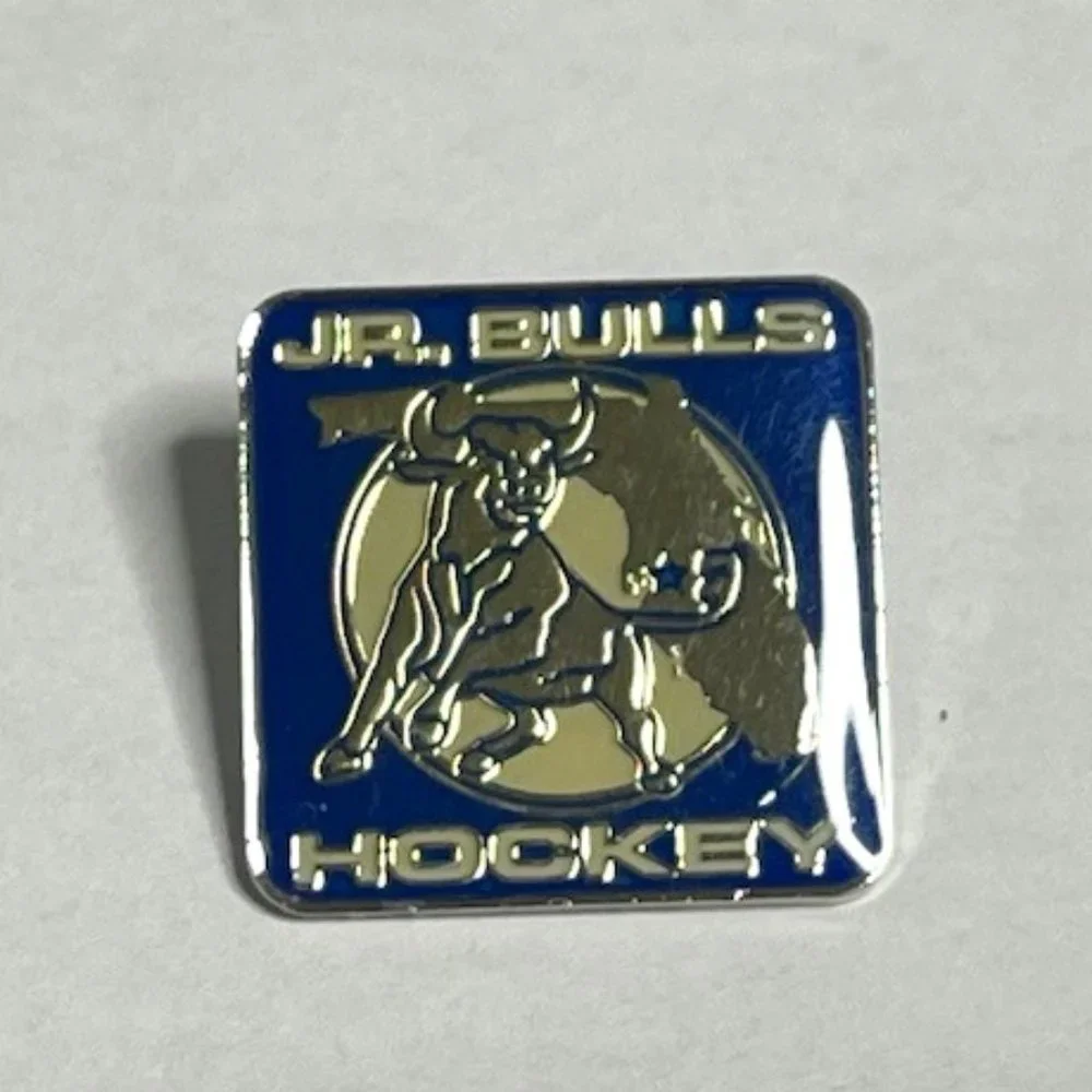 Jr. Bulls Youth Hockey Tampa, Florida Lapel Hat Pin 1